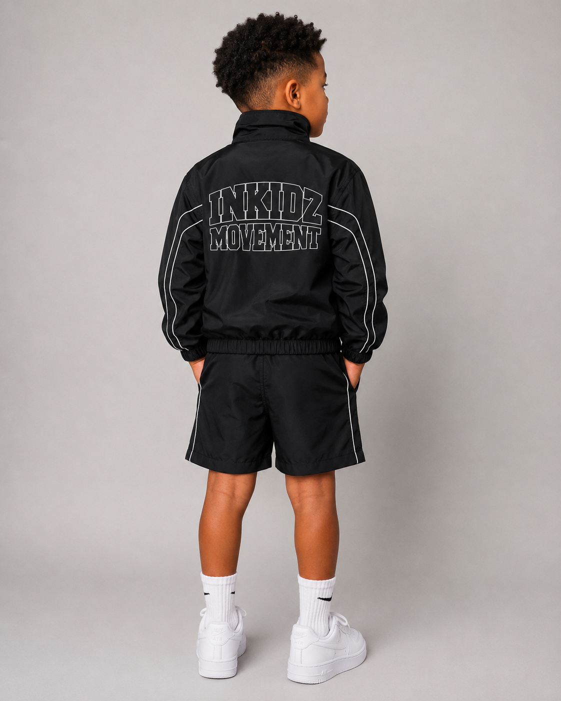 Inkidz Movement Nylon Short Set – Black